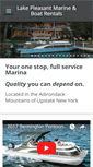 Mobile Screenshot of lakepleasantboatrentals.com